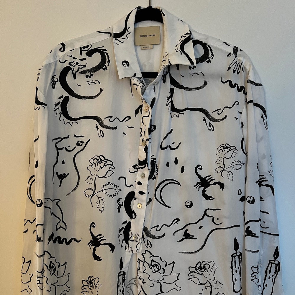 Paloma Wool Dragon Top - Roulette (One Size)